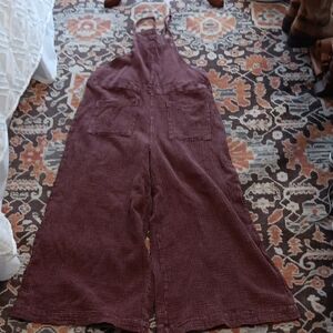 Easel Gauze Wide Leg Overall